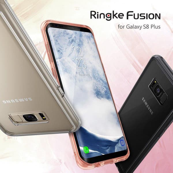 Ringke Fusion Stødabsorberende Taske til Samsung Galaxy S8 Plus - Rose Guld Roséguld