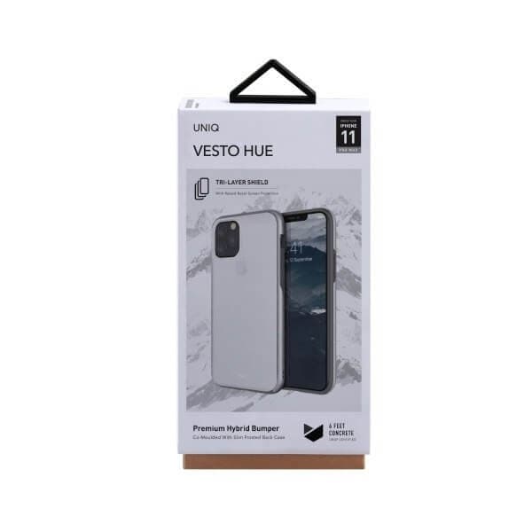 UNIQ Vesto Hue skal iPhone 11 Pro Max Silver Silver