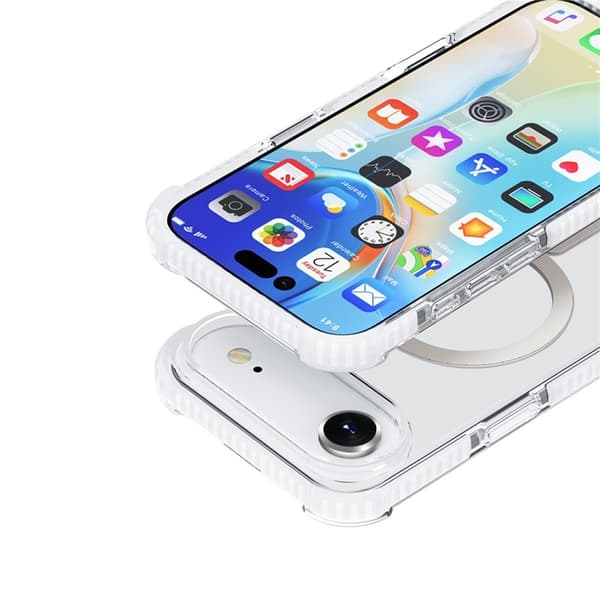Mobilskal till iPhone Air MagSafe Förstärkta Hörn Acrylic - Vit Vit