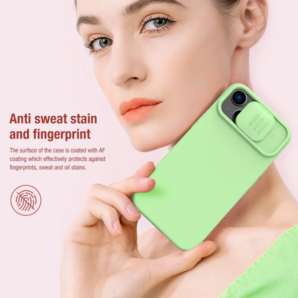 NILLKIN PC + Silikon Mobilskal för iPhone 14 Plus - Blå