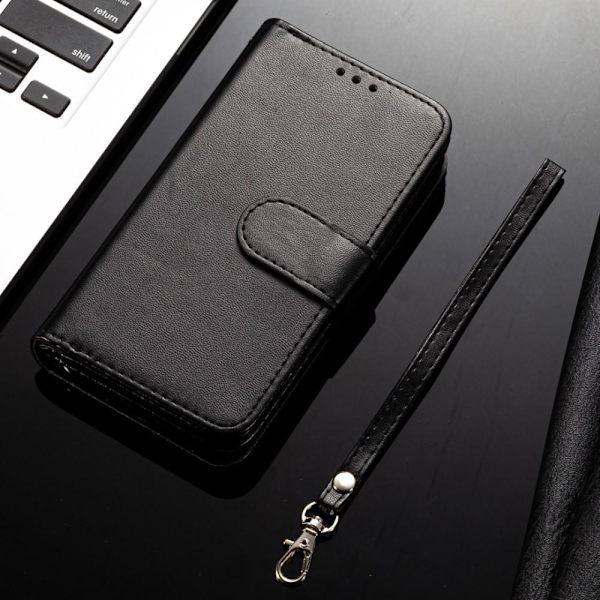 Leather Fodral Till Note 20 Ultra - Svart Svart