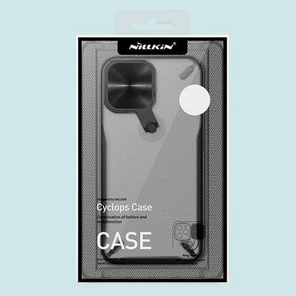 Nillkin Cyclops taittuva telinekuori iPhone 13 Pro - Musta Black