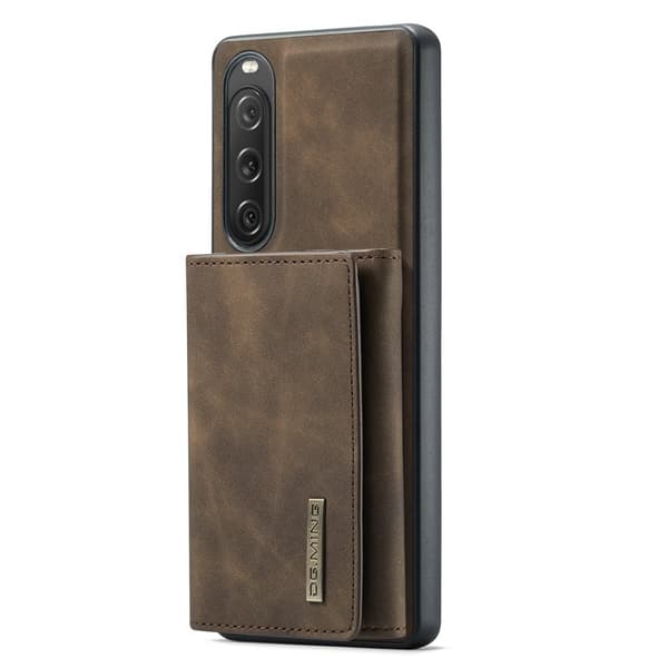 DG.MING M1 Series Mobilskal för Sony Xperia 10 V - Brun