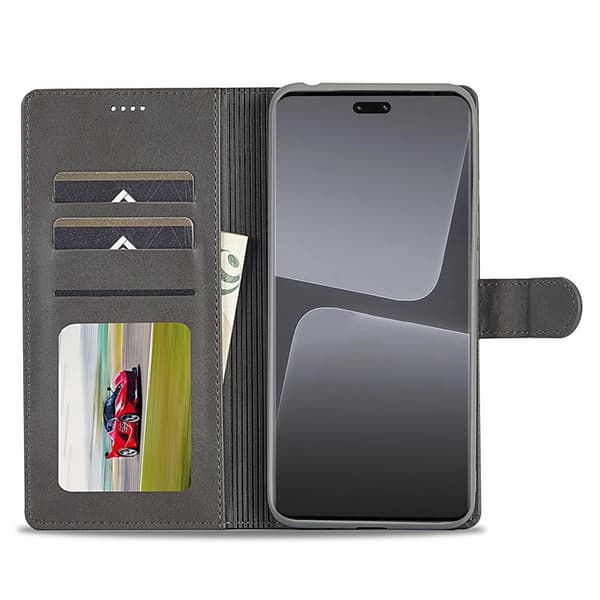 LC.IMEEKE Xiaomi 13 Lite Plånboksfodral i Konstläder - Grå