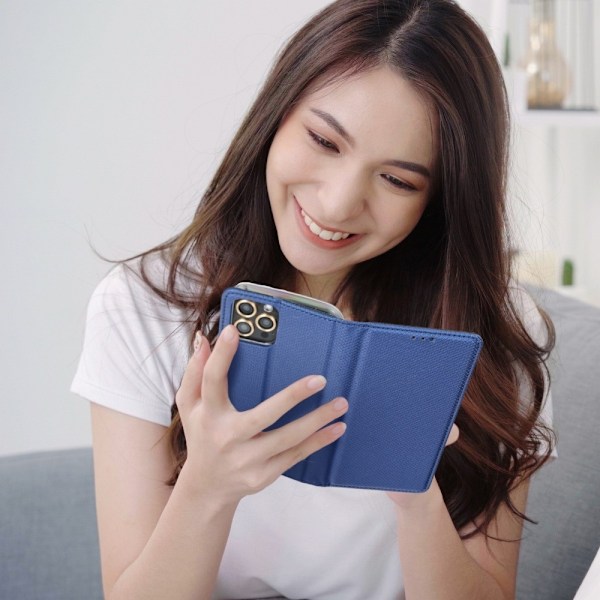 Smart Plånboksfodral till Samsung Galaxy S8 navy Blå Blå