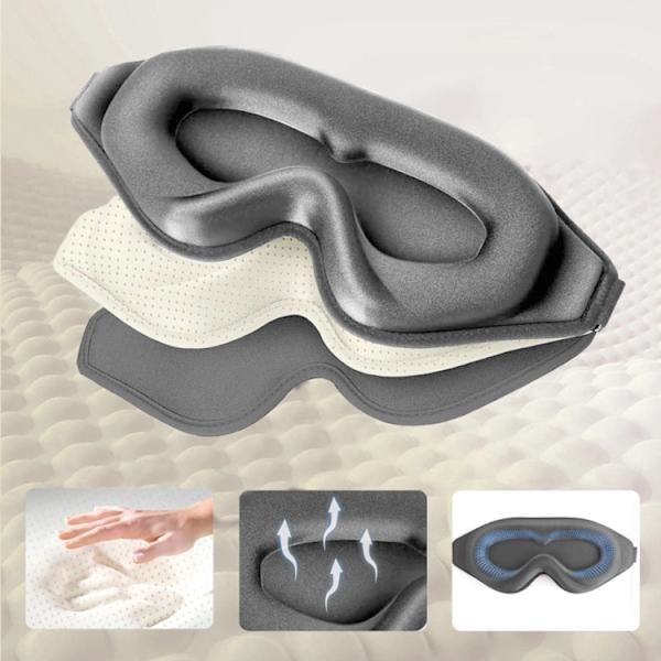 Tech-Protect Eyeshade Sovmask - Grå Grå