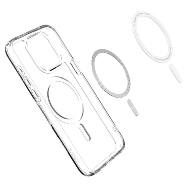 Spigen iPhone 15 Pro Max mobiilisuojus Magsafe Ultra Hybrid - kirkas