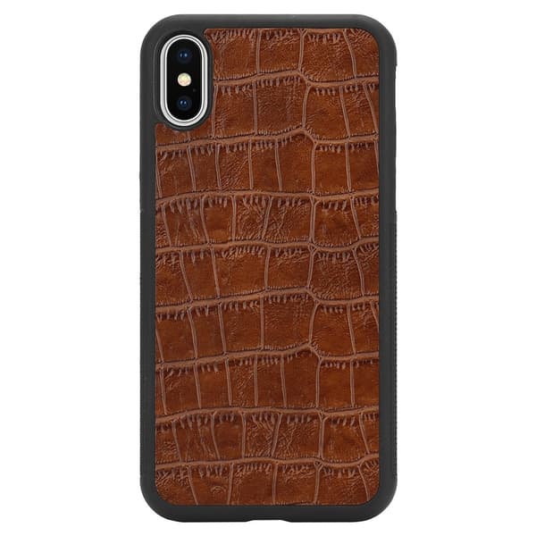 Boom Croco Taske til iPhone X/XS - Brun Brown