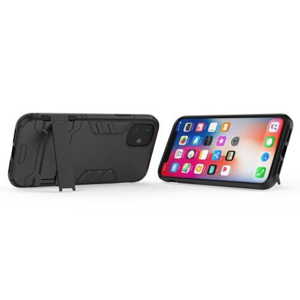 Taske med stativ til iPhone 11 Pro Max - Sort Black