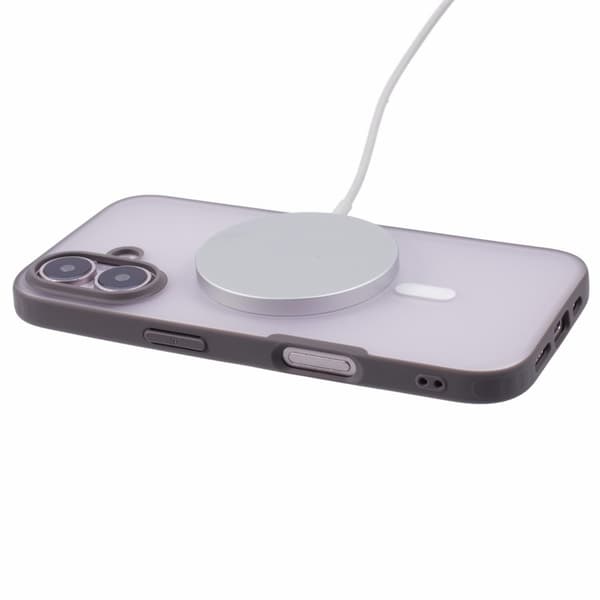 X-LEVEL Mobilskal till iPhone 16 Magnetiskt PC+TPU Matt Grå
