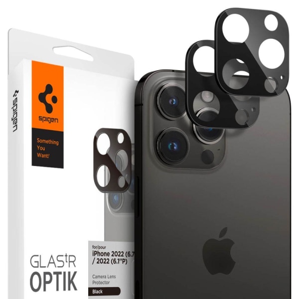 Spigen [2-PACK] iPhone 14 Pro/14 Pro Max -kameran linssinsuojus Hardenissa