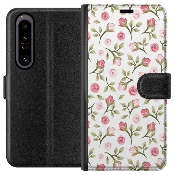 Pungcover til Sony Xperia 1 IV med Blomstret design