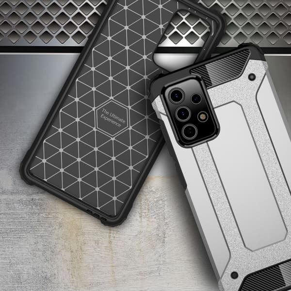 Hybrid Armor Mobilskal til Galaxy A72 5G - Sort Black