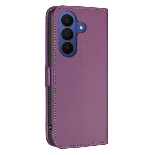 BINFEN Samsung Galaxy S26 Pro Plånboksfodral Konstläder Flip Folio - Mörklila