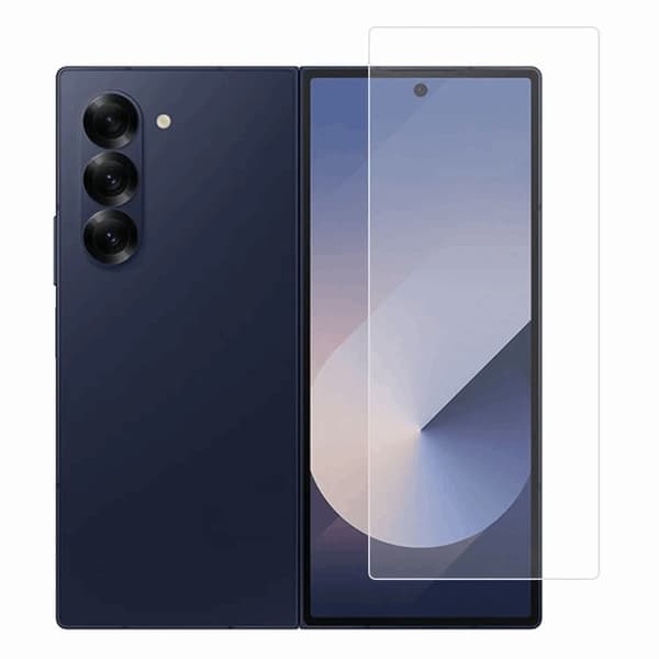 Galaxy Z Fold7 Härdat Glas Skärmskydd 0.3mm Arc Edge - Clear Transparent