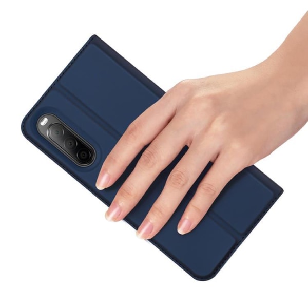 Dux Ducis Sony Xperia 10 IV Wallet Case Skin Series - sininen