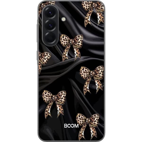 Telefontaske til Samsung Galaxy A56 med Leopard Bow