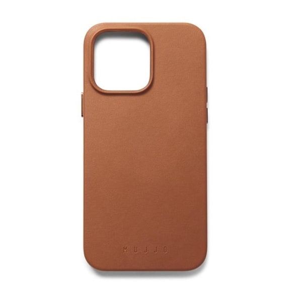 Mujjo iPhone 14 Pro Max Skal Magsafe Full Läder - Tan
