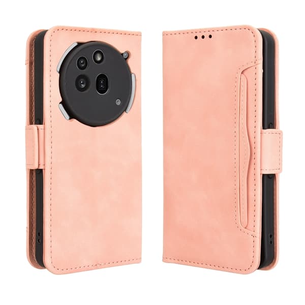 Nothing Phone (3a) Pro Plånboksfodral Läder - Rosa Rosa