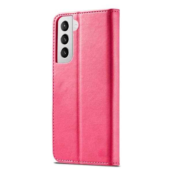 LC.IMEEKE Samsung Galaxy S21 Plånboksfodral Konstläder - Rosa