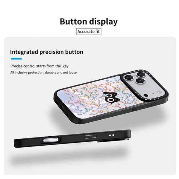Mobilskal till iPhone 17 Pro MagSafe Aluminium Silikon Vit