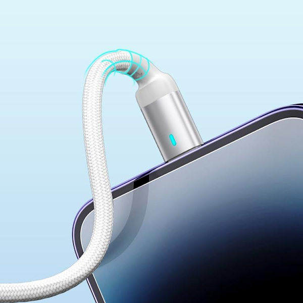 Joyroom A10 USB-A till Lightning kabel 2m - Vit