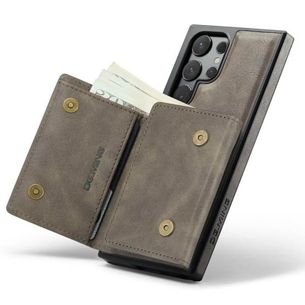 DG.Ming Plånboksfodral för Samsung Galaxy S26 Ultra RFID Blocking - Kaffe