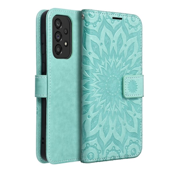 Forcell Galaxay A33 5G Fodral Mezzo - Mandala Grön