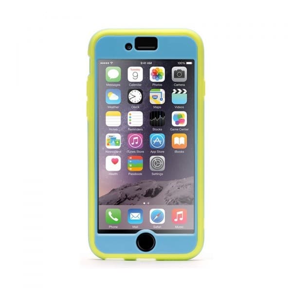Griffin Identity Traction Skal till Apple iPhone 6(S) Plus - Blå/Lime Blue