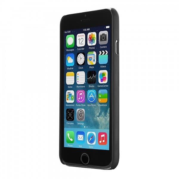 Bugatti ClipOn -kotelo Apple iPhone 6(S) Plus - Musta Black