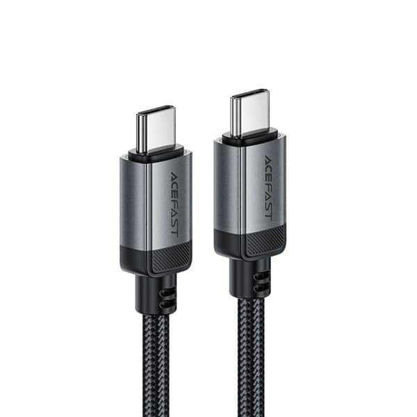 Acefast USB-C - USB-C 3A Kabel 1.2m 480Mb/s - Svart Svart