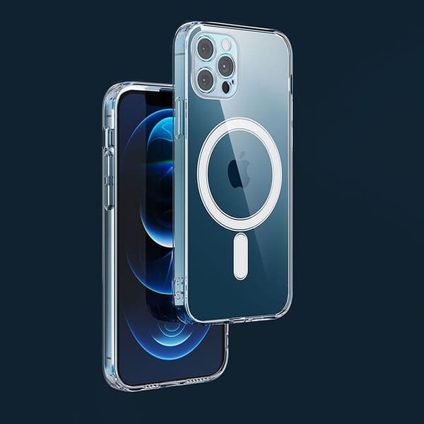 iPhone 12 Cover Clear Magsafe Hårdplast Transparent Transparent