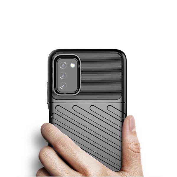 Thunder Twill Skal till Samsung Galaxy A03s - Svart Svart