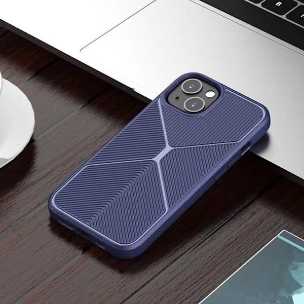 iPhone 14 Plus Skal X Design - Blå