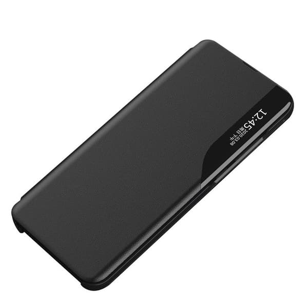 Eco Læder View Cover Xiaomi Poco X4 NFC 5G - Sort Black