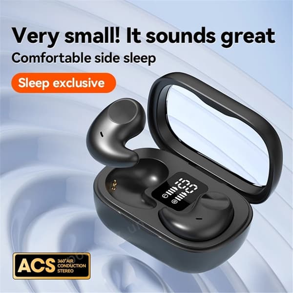 TWS Trådlösa Mini Bluetooth-Hörlurar In-ear Sleep M51 Beige