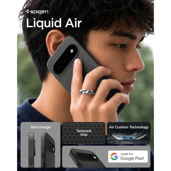 Spigen Mobilskal För Google Pixel 11 Liquid Air - Matt Svart