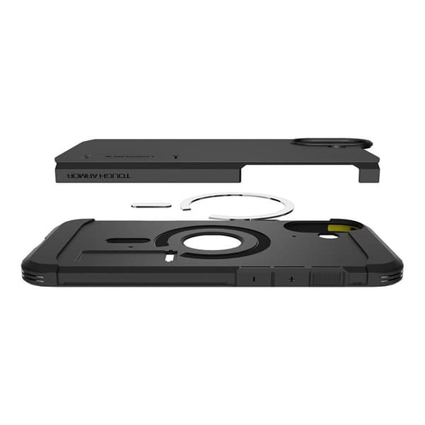 Spigen telefontaske til iPhone 16 MagSafe Tough Armor - Sort Svart