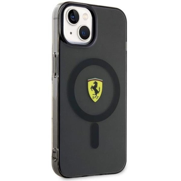 Ferrari iPhone 14 Mobilskal Magsafe Translucent - Svart Svart