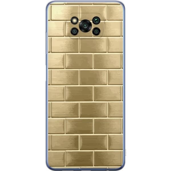 Mobilcover til Xiaomi Poco X3 Pro med Gyldne Mursten