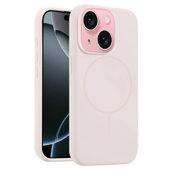Mobilskal till iPhone 14/13 MagSafe Silikon Anti Drop - Rosa Rosa