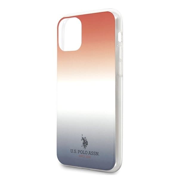 U.S. Polo Assn. Gradient Pattern Collection iPhone 11 Pro BlåRöd Blue