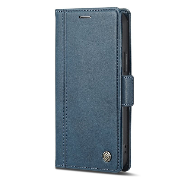 LC.IMEEKE iPhone 12 Plånboksfodral Konstläder - Full Protection - Blå