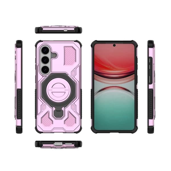 Mobilskal till Samsung Galaxy S26/S26 Pro Shockproof PC + TPU - Rosa Rosa