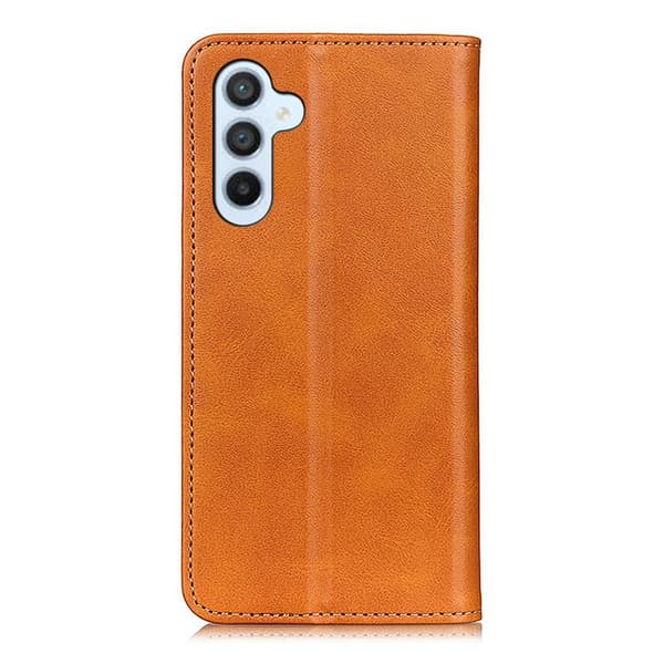 Plånboksfodral för Samsung Galaxy S26 Plus Äkta läder - Brun