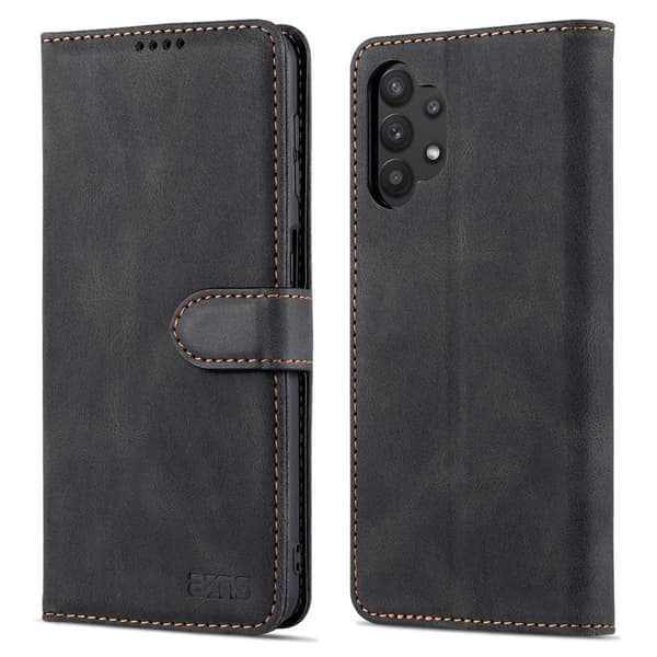 AZNS Samsung Galaxy A32 5G Plånboksfodral - Anti-Scratch, Stöd - Svart