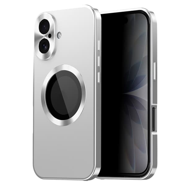 Mobilskal till iPhone 17 MagSafe med Skärmskydd - Silver Silver