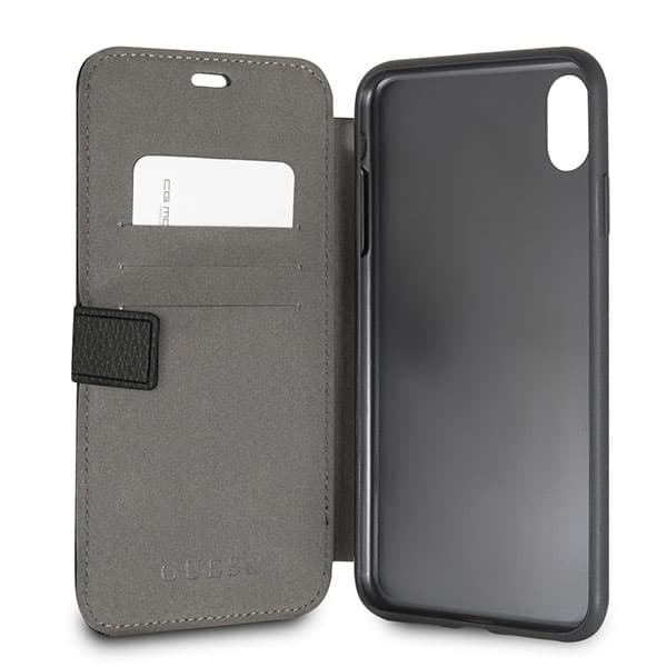 Guess iPhone XS Max Pung Etui - Sort Svart