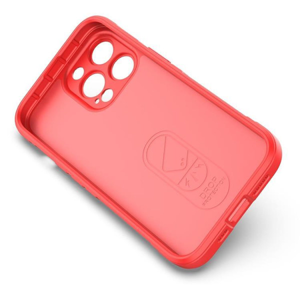 iPhone 13 Pro Max Skal Flexible Armored Magic Shield - Röd