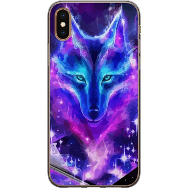 Mobilskal till Apple iPhone X med Neon Varg